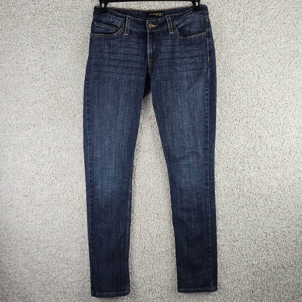 Levis 524 Too SuperLow Stretch Jeans Womens 31x33 Size 9 Long Denim Western Y2K